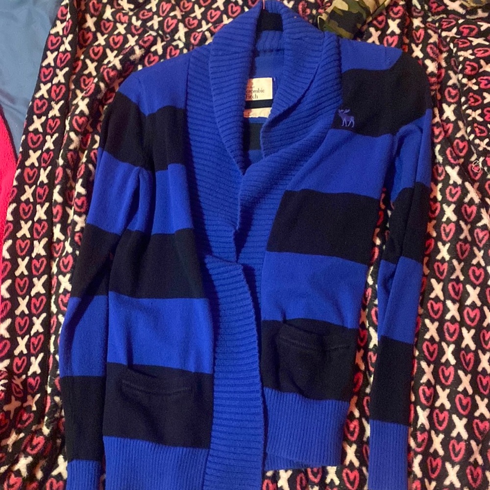 Blue and Black Sweater
